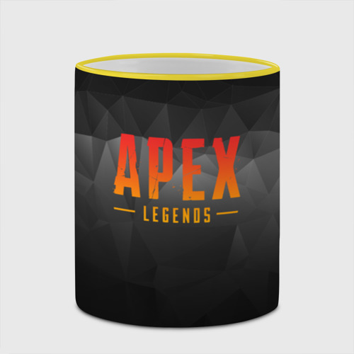 Кружка с полной запечаткой APEX LEGENDS | АПЕКС ЛЕГЕНДС, цвет Кант желтый - фото 4