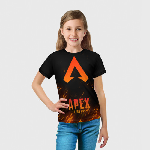 Детская футболка 3D Apex Legends Апекс Легендс, цвет 3D печать - фото 5