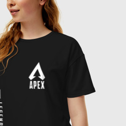 Женская футболка хлопок Oversize Apex Legends - фото 2
