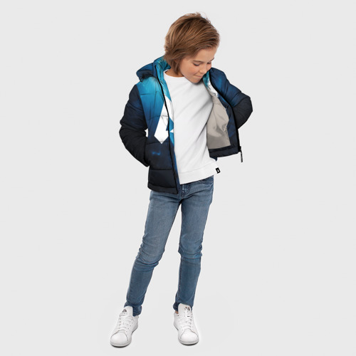 Зимняя куртка для мальчиков 3D Апекс, цвет светло-серый - фото 5