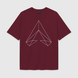 Женская футболка Oversize хлопок texturе Apex