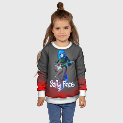 Детский свитшот 3D Sally Face 8, цвет 3D печать - фото 7