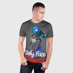 Мужская футболка 3D Slim Sally Face 8 - фото 2
