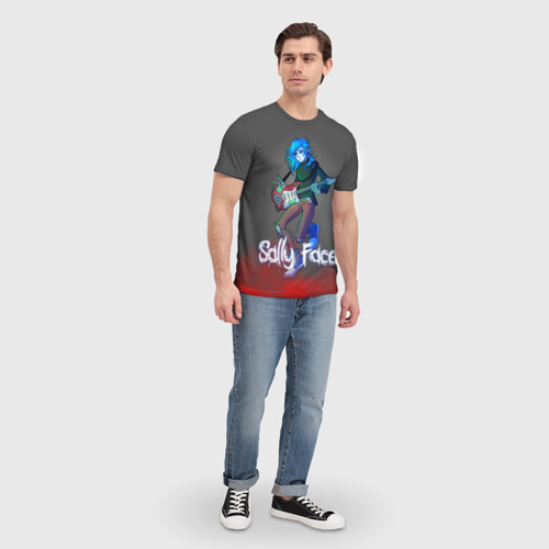Мужская футболка 3D Sally Face 8, цвет 3D печать - фото 5