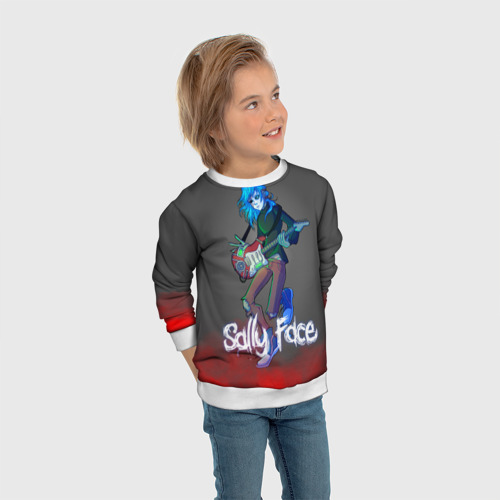 Детский свитшот 3D Sally Face 8, цвет 3D печать - фото 5