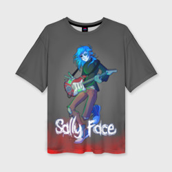 Женская футболка oversize 3D Sally Face 8