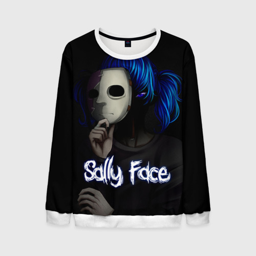 Мужской свитшот 3D Sally Face 9, цвет белый