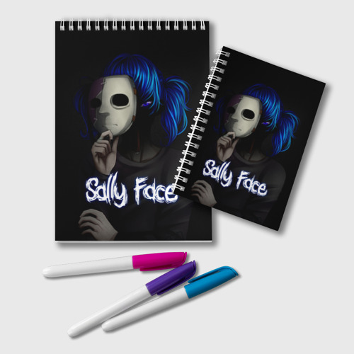 Блокнот Sally Face 9, цвет крупная клетка