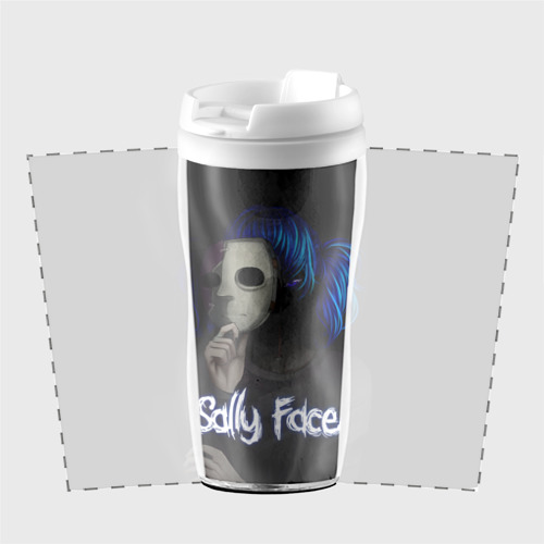 Термокружка-непроливайка Sally Face 9, цвет белый - фото 2
