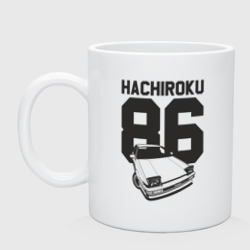 Кружка керамическая Toyota AE86 Hachiroku