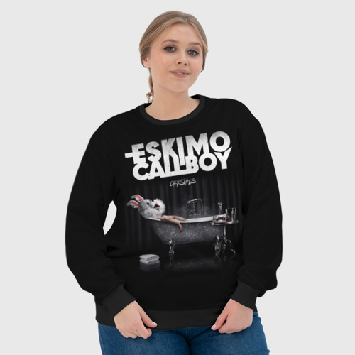 Женский свитшот 3D Eskimo Callboy, цвет 3D печать - фото 6