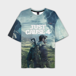 Мужская футболка oversize 3D Just Cause 4