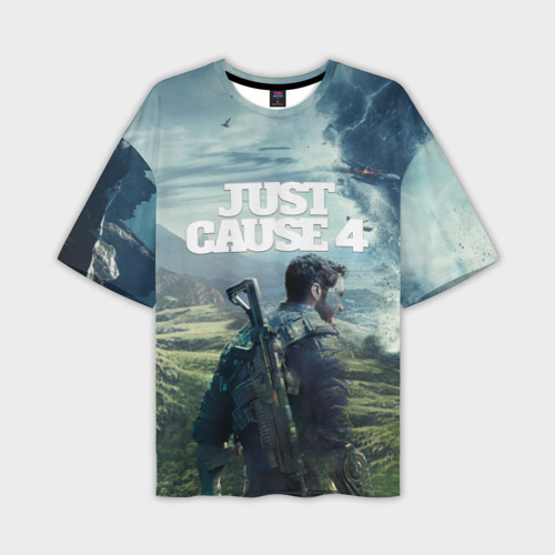 Мужская футболка oversize 3D Just Cause 4, цвет 3D печать