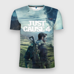 Мужская футболка 3D Slim Just Cause 4