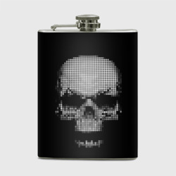 Фляга Череп пиксельный мерцающий