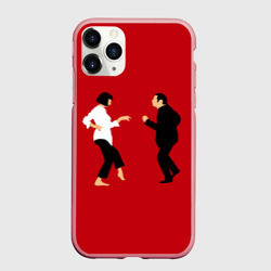 Чехол для iPhone 11 Pro Max матовый Криминальное чтиво танец Винсента и Мии