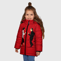 Зимняя куртка для девочек 3D Криминальное чтиво - фото 2