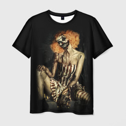 Мужская футболка 3D Хэллоуинская клоуниха зомби