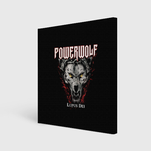 Холст квадратный Powerwolf, цвет 3D печать