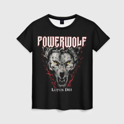 Женская футболка 3D Powerwolf