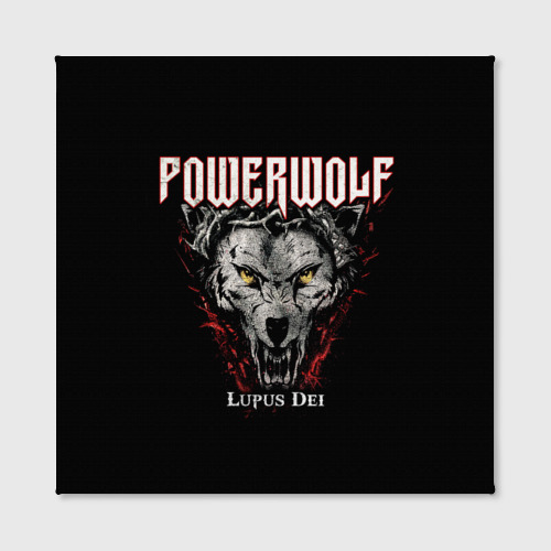 Холст квадратный Powerwolf, цвет 3D печать - фото 2