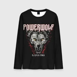 Мужской лонгслив 3D Powerwolf