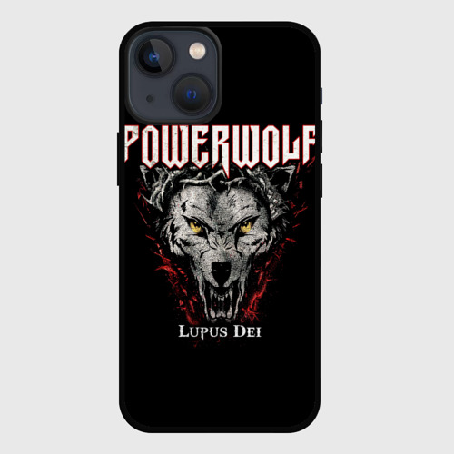 Чехол для iPhone 13 mini с принтом Powerwolf, вид спереди #2