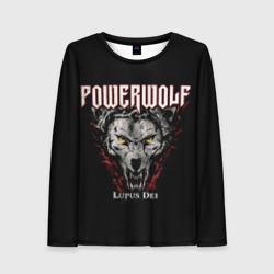 Женский лонгслив 3D Powerwolf