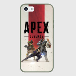Чехол для iPhone 5/5S матовый Apex Legends Titanfall