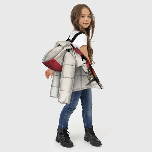 Зимняя куртка для девочек 3D Apex Legends Titanfall, цвет светло-серый - фото 6
