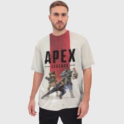 Мужская футболка oversize 3D Apex Legends Titanfall - фото 2