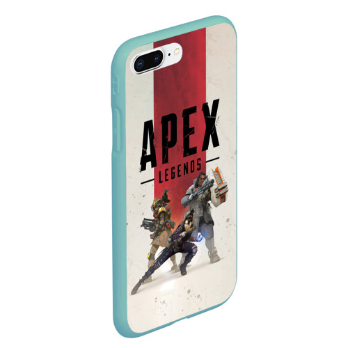 Чехол для iPhone 7Plus/8 Plus матовый Apex Legends Titanfall, цвет мятный - фото 3