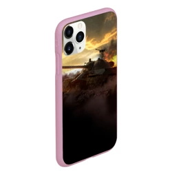 Чехол для iPhone 11 Pro Max матовый Танк на закате - фото 2