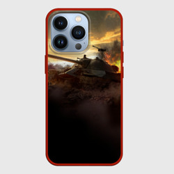 Чехол для iPhone 13 Pro Танк на закате