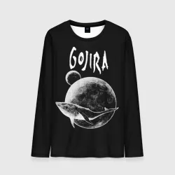 Мужской лонгслив 3D Gojira