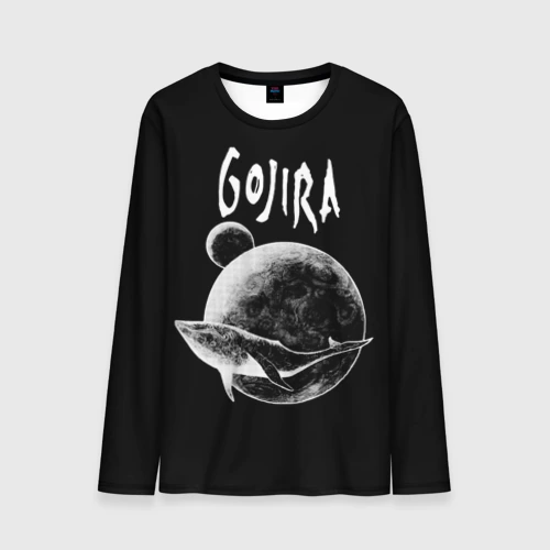Мужской лонгслив 3D Gojira