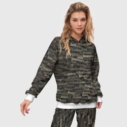 Женский костюм с толстовкой 3D Именной камуфляж. Андрей - фото 2