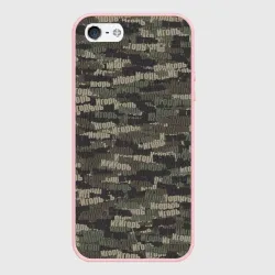 Чехол для iPhone 5/5S матовый Именной камуфляж. Игорь