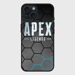 Чехол силиконовый для Apple iPhone 15 матовый Apex Legends
