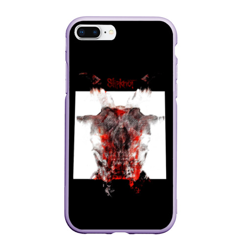 Чехол для iPhone 7Plus/8 Plus матовый Slipknot All Out Life, цвет светло-сиреневый