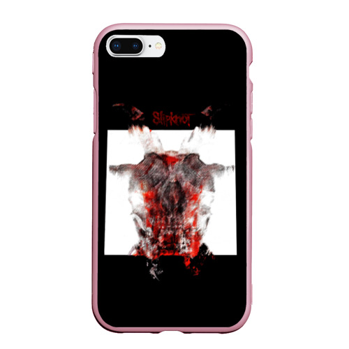 Чехол для iPhone 7Plus/8 Plus матовый Slipknot All Out Life, цвет розовый