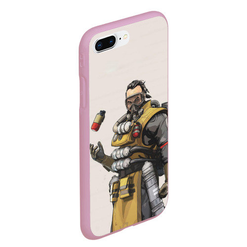 Чехол для iPhone 7Plus/8 Plus матовый Apex Legends, цвет розовый - фото 3