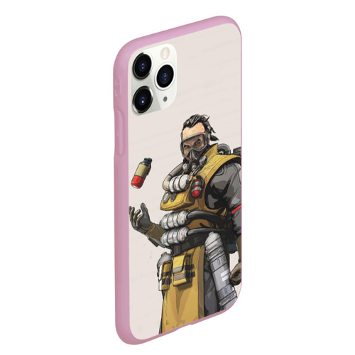 Чехол для iPhone 11 Pro Max матовый Apex Legends, цвет розовый - фото 3