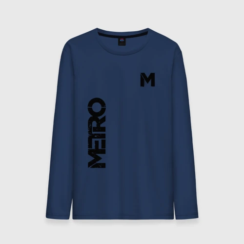 Мужской лонгслив хлопок Metro