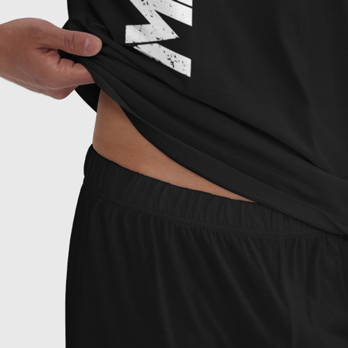 Мужская пижама хлопок METRO, цвет черный - фото 6