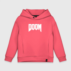 Детское худи Oversize хлопок Doom Дум лого