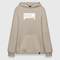 Худи SuperOversize хлопок Doom Дум лого