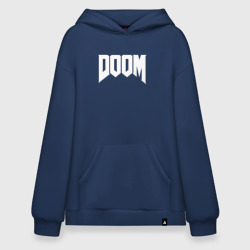 Худи SuperOversize хлопок Doom Дум лого