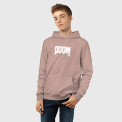 Детская толстовка хлопок Doom Дум лого - фото 2