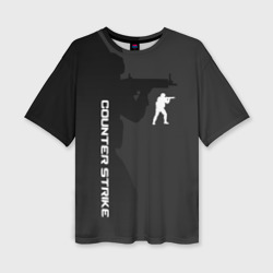 Женская футболка oversize 3D Counter Strike